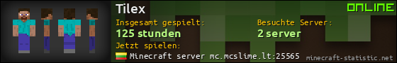 Benutzerleisten 560x90 für Tilex