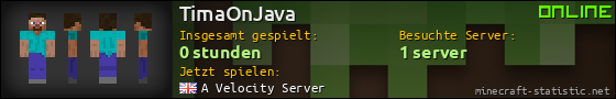 Benutzerleisten 560x90 für TimaOnJava