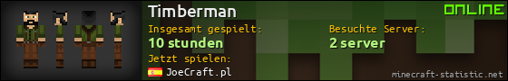 Benutzerleisten 560x90 für Timberman