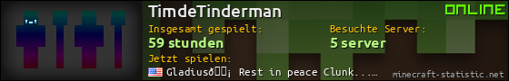 Benutzerleisten 560x90 für TimdeTinderman