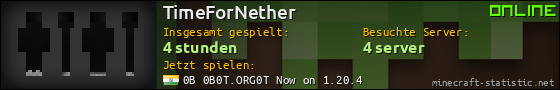 Benutzerleisten 560x90 für TimeForNether