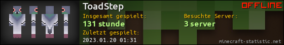 Benutzerleisten 560x90 für ToadStep