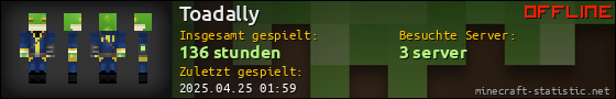 Benutzerleisten 560x90 für Toadally