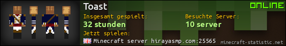 Benutzerleisten 560x90 für Toast