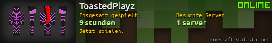 Benutzerleisten 560x90 für ToastedPlayz