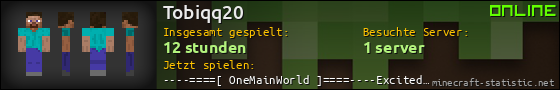 Benutzerleisten 560x90 für Tobiqq20