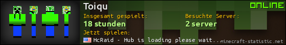 Benutzerleisten 560x90 für Toiqu
