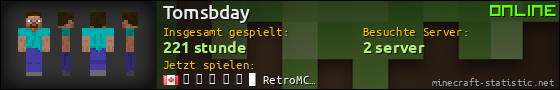 Benutzerleisten 560x90 für Tomsbday
