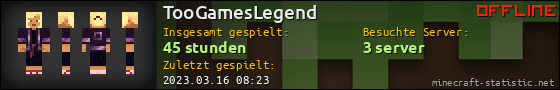 Benutzerleisten 560x90 für TooGamesLegend