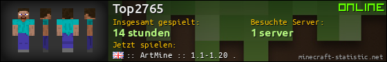 Benutzerleisten 560x90 für Top2765