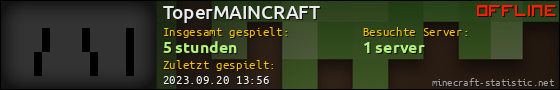 Benutzerleisten 560x90 für ToperMAINCRAFT