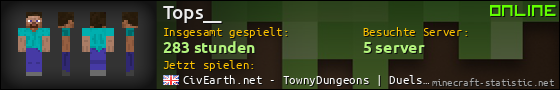 Benutzerleisten 560x90 für Tops__