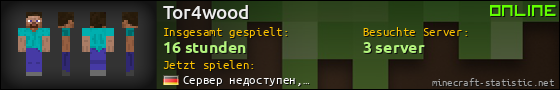 Benutzerleisten 560x90 für Tor4wood