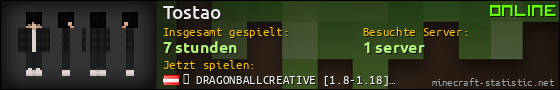 Benutzerleisten 560x90 für Tostao