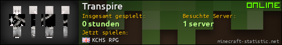 Benutzerleisten 560x90 für Transpire