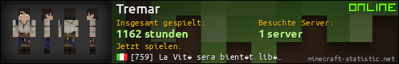 Benutzerleisten 560x90 für Tremar