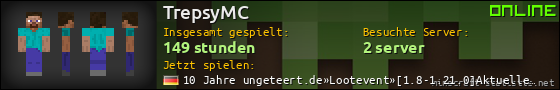 Benutzerleisten 560x90 für TrepsyMC