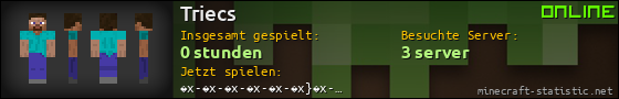 Benutzerleisten 560x90 für Triecs