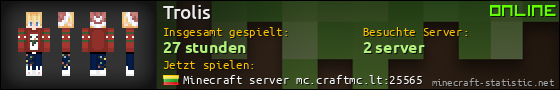 Benutzerleisten 560x90 für Trolis