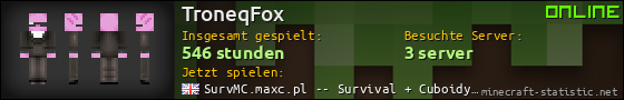 Benutzerleisten 560x90 für TroneqFox