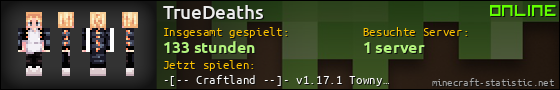 Benutzerleisten 560x90 für TrueDeaths