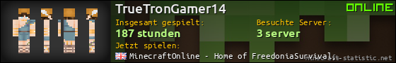 Benutzerleisten 560x90 für TrueTronGamer14