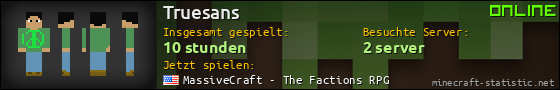 Benutzerleisten 560x90 für Truesans