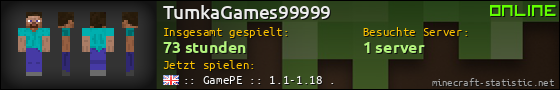 Benutzerleisten 560x90 für TumkaGames99999