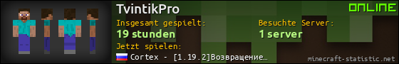 Benutzerleisten 560x90 für TvintikPro