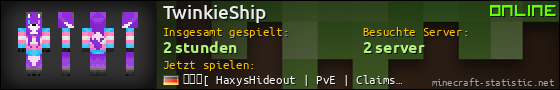 Benutzerleisten 560x90 für TwinkieShip
