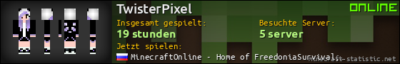 Benutzerleisten 560x90 für TwisterPixel