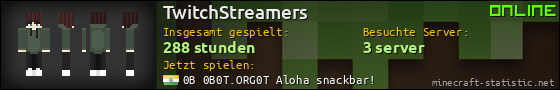 Benutzerleisten 560x90 für TwitchStreamers