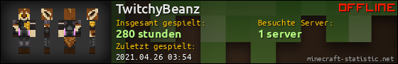 Benutzerleisten 560x90 für TwitchyBeanz