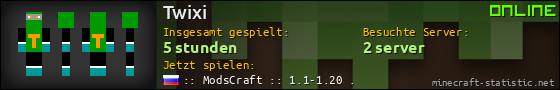 Benutzerleisten 560x90 für Twixi