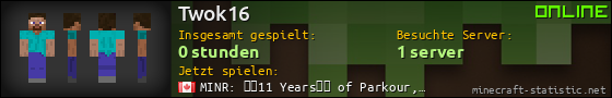 Benutzerleisten 560x90 für Twok16