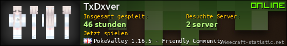 Benutzerleisten 560x90 für TxDxver