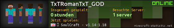 Benutzerleisten 560x90 für TxTRomanTxT_GOD