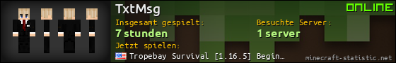 Benutzerleisten 560x90 für TxtMsg