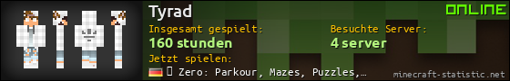 Benutzerleisten 560x90 für Tyrad