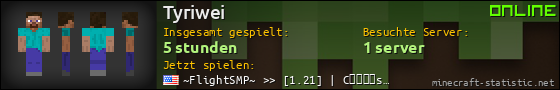 Benutzerleisten 560x90 für Tyriwei