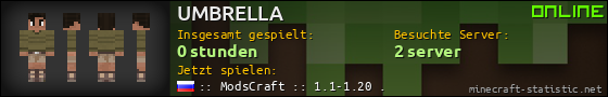 Benutzerleisten 560x90 für UMBRELLA
