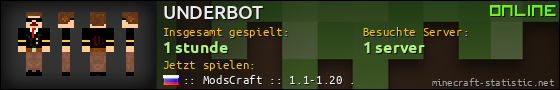 Benutzerleisten 560x90 für UNDERBOT