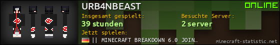 Benutzerleisten 560x90 für URB4NBEAST