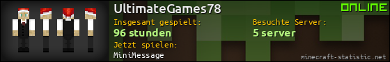 Benutzerleisten 560x90 für UltimateGames78