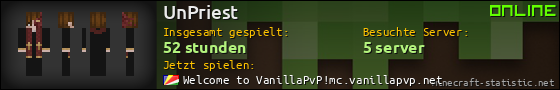 Benutzerleisten 560x90 für UnPriest