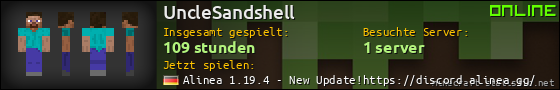 Benutzerleisten 560x90 für UncleSandshell