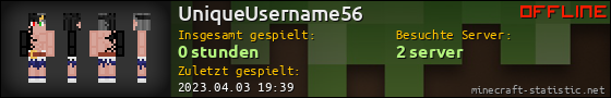 Benutzerleisten 560x90 für UniqueUsername56