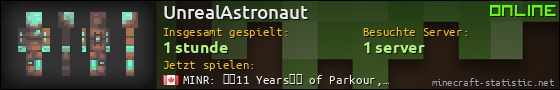 Benutzerleisten 560x90 für UnrealAstronaut