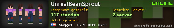 Benutzerleisten 560x90 für UnrealBeanSprout