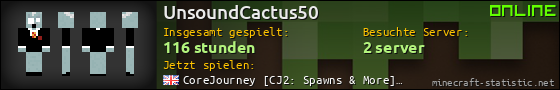 Benutzerleisten 560x90 für UnsoundCactus50